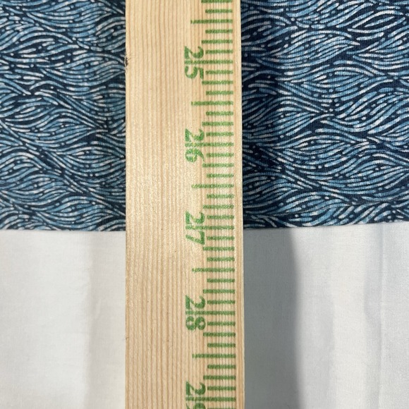 Fish Hippie Co. Mens L Polo Golf Stretch Performance Glen Blue Pocket Casual - Picture 4 of 7